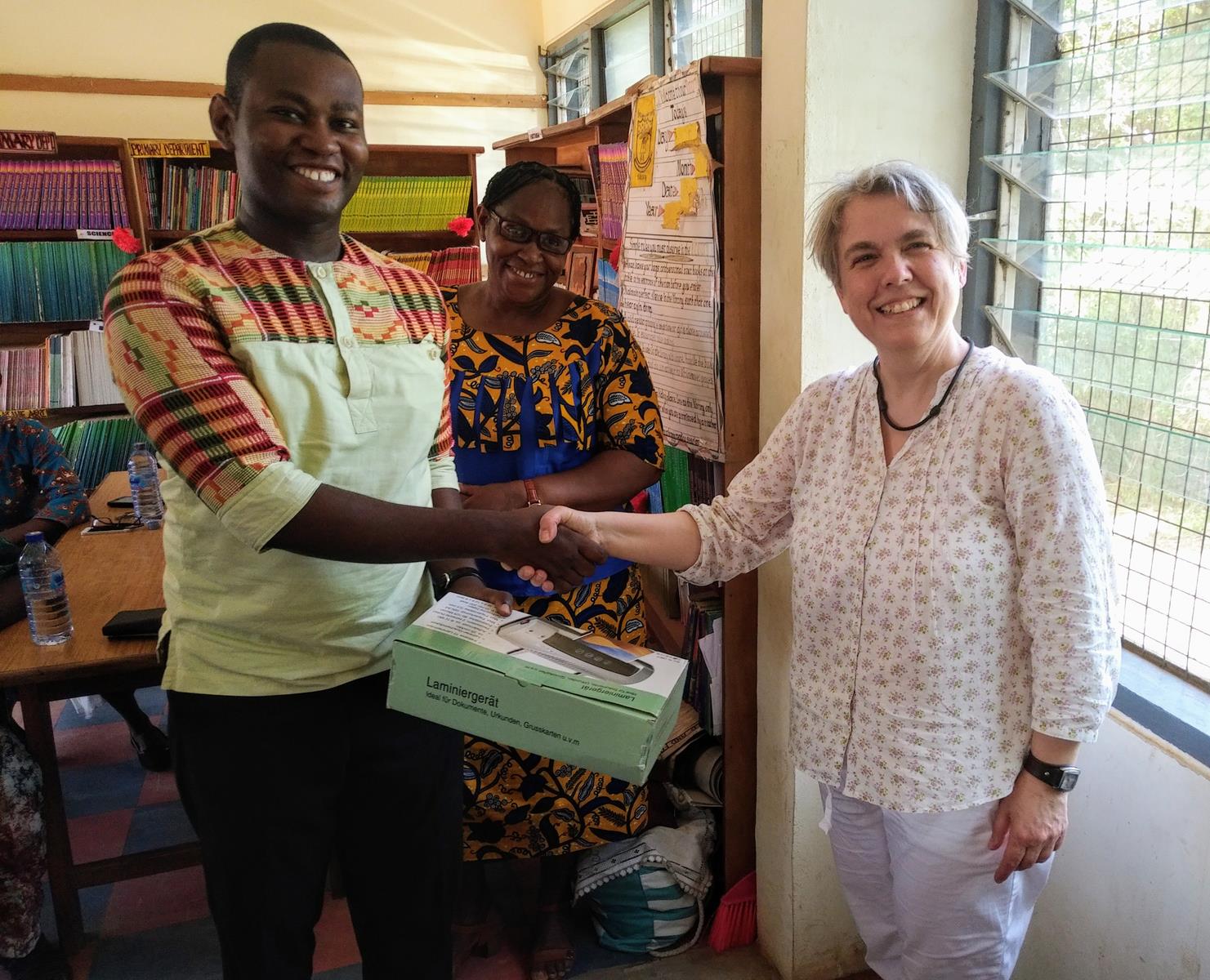 Giving Presents to Spring School (Copy)